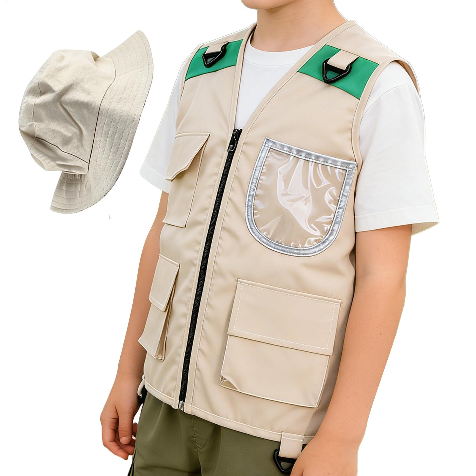 1個入り ホットセール 子供用アウトドア探検家服 ベスト 帽 - Fishing Equipment To Sell のレビューと価格