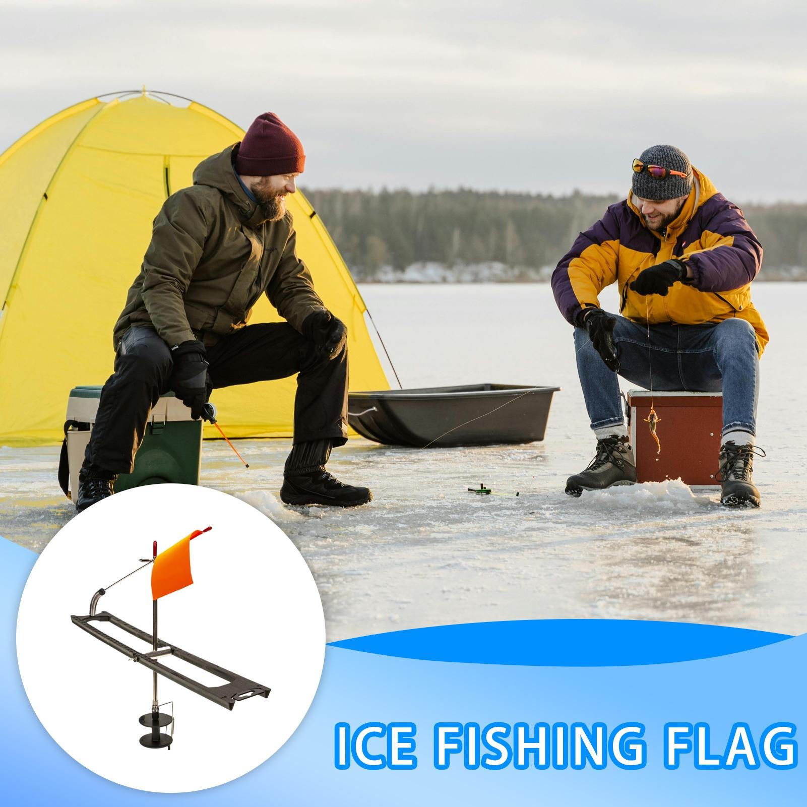 氷上釣り用ティップアップフラッグ 釣り道具アクセサリー 氷上 - Ice Fishing Tip Up のレビューと価格