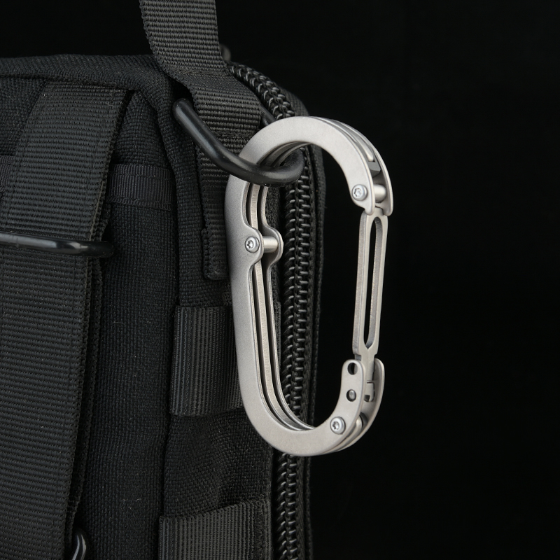 チタン合金製D型カラビナフック。アウトドア、バックパッキング - Fishing Equipment Carp のレビューと価格