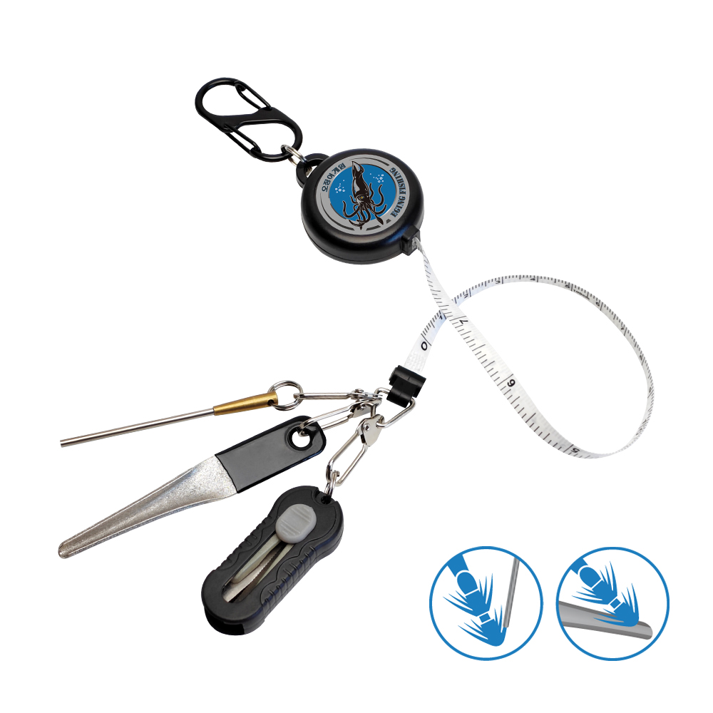 4in1 エギ釣りキット リトラクター 100cm テープメ - Fishing Equipment Cheap のレビューと価格