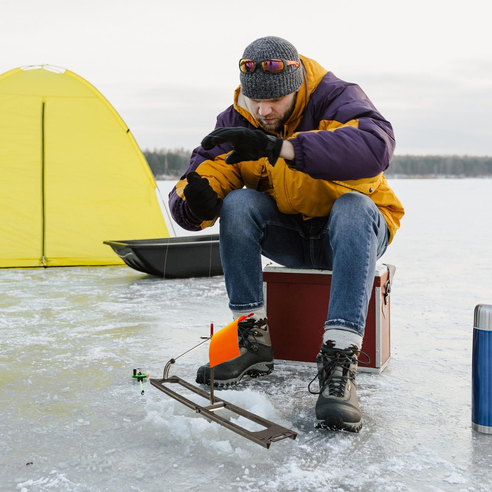 氷上釣り用ティップアップフラッグ 釣り道具アクセサリー 氷上 - Ice Fishing Tip Up のレビューと価格
